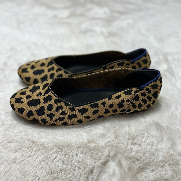 Woman by Projects Collection animal print ballet flats womens shoe size 10 - Picture 1 of 12